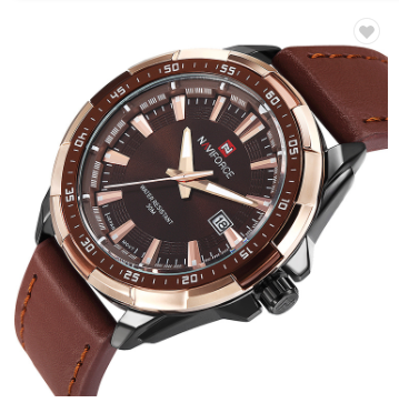 NAVIFORCE 9056 BCE Mens Watches Luxury Brand Fashion Sport Men Waterproof Quartz Clock Male Army Military Leather Wrist Watch