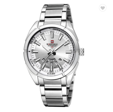 NAVIFORCE 9038 SW Brand Men Watches Business Quartz Watch Men’s Stainless Steel Band 30M Waterproof Date Wristwatches