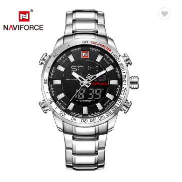 NAVIFORCE 9093 SBW Military Sports Watches Men Luxury Top Brand Digital Quartz Watch Men’s Waterproof Wrist Watch Clock