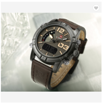 NAVIFORCE 9095 BCEDBN Men’s Fashion Sport Watches Men Quartz Analog Date Clock Man Leather Military Waterproof Watch