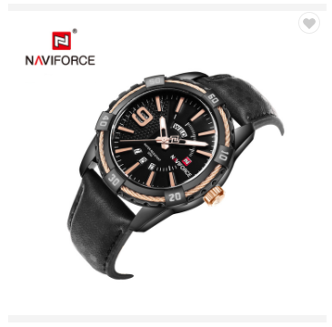 NAVIFORCE 9117L BRG Men Watches Fashion Quartz Wrist Watches Men’s Military Waterproof Sports Watch Male Date Clock