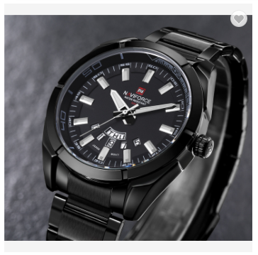 NAVIFORCE 9038 BB Brand Men Watches Business Quartz Watch Men’s Stainless Steel Band 30M Waterproof Date Wristwatches