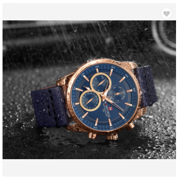 NAVIFORCE 9148 RGBEDBE Men Military Genuine Leather Sport Men’s Watches Waterproof Chronograph Quartz Luxury Business Clock Date
