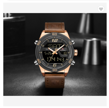 NAVIFORCE 9128 RGRGDBN Mens Watches Luxury Military Dual Display Quartz Sports Waterproof Watches Men Wristwatch Male Clock