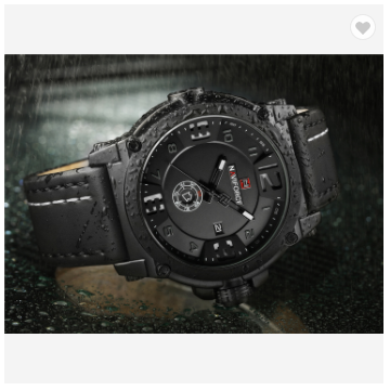 NAVIFORCE 9099 BWB Sport Mens Watches Top Brand Luxury Waterproof Leather Quartz Military Wristwatch Male Clock