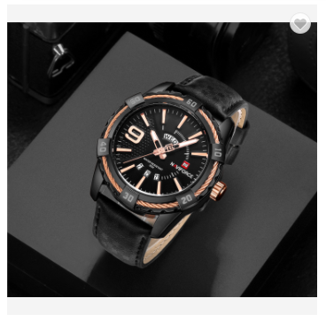 NAVIFORCE 9117L BRG Men Watches Fashion Quartz Wrist Watches Men’s Military Waterproof Sports Watch Male Date Clock