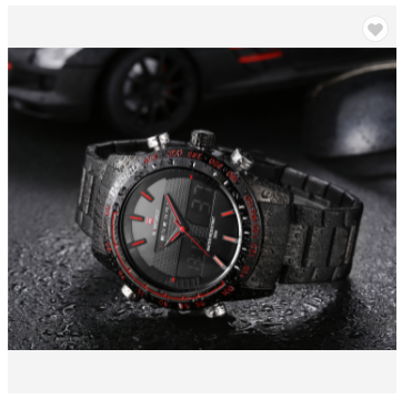 NAVIFORCE 9024 BBR Mens waterproof Sports Watches Full Steel LED Digital Analog Military Quartz Wrist watch Men Clock