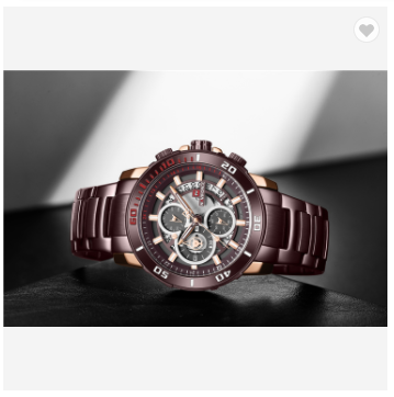 NAVIFORCE 9174 RGCE Men Watch Luxury Chronograph Quartz Wristwatches Mens Stainless Steel Sport Clock Waterproof Fashion