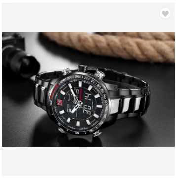 NAVIFORCE 9093 BBW Military Sports Watches Men Luxury Top Brand Digital Quartz Watch Men’s Waterproof Wrist Watch Clock
