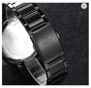 NAVIFORCE 9038 BB Brand Men Watches Business Quartz Watch Men’s Stainless Steel Band 30M Waterproof Date Wristwatches