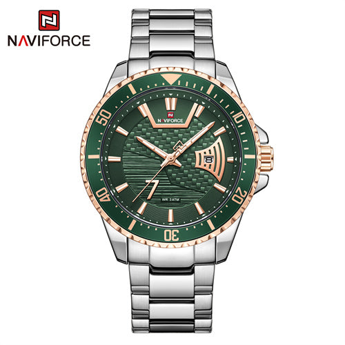 Naviforce 9191 Srggn Quartz Steel Waterproof Dual Display Male Clock Men Military Sport Wrist Watch Watches Relogio Masculino