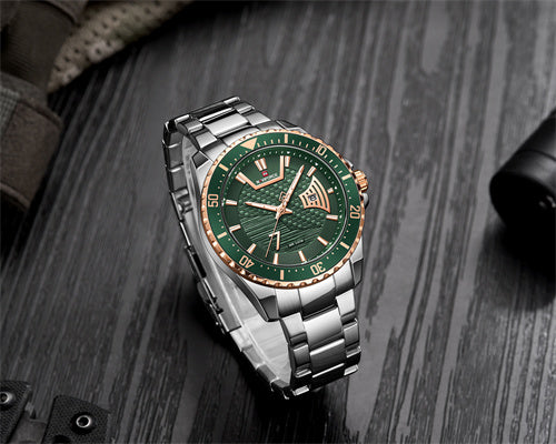 Naviforce 9191 Srggn Quartz Steel Waterproof Dual Display Male Clock Men Military Sport Wrist Watch Watches Relogio Masculino