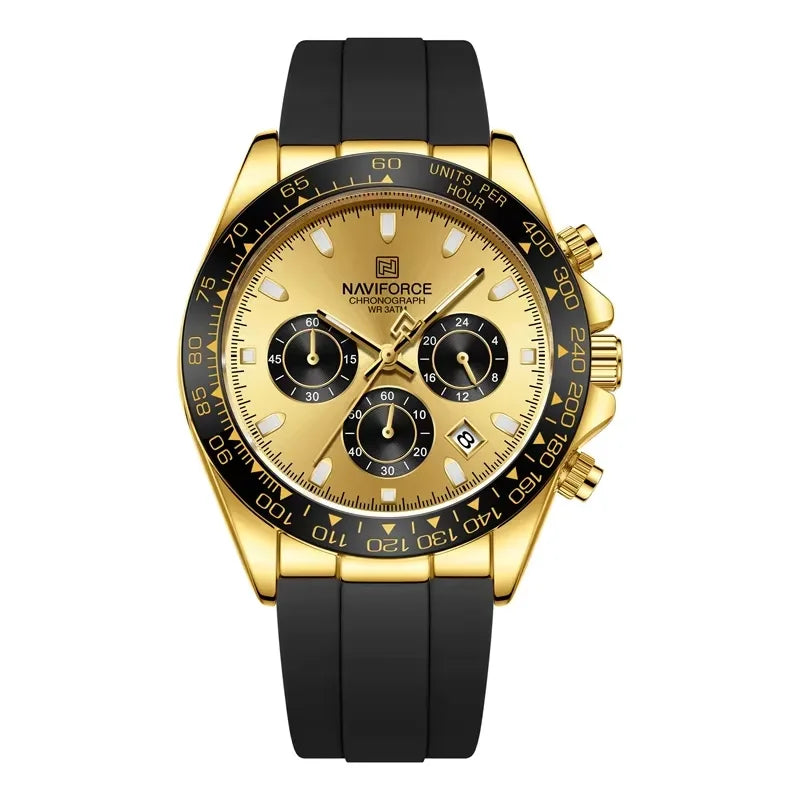 NAVIFORCE NF8054 New Luxury Fashion Men‘s Business Casual Wrist Watch