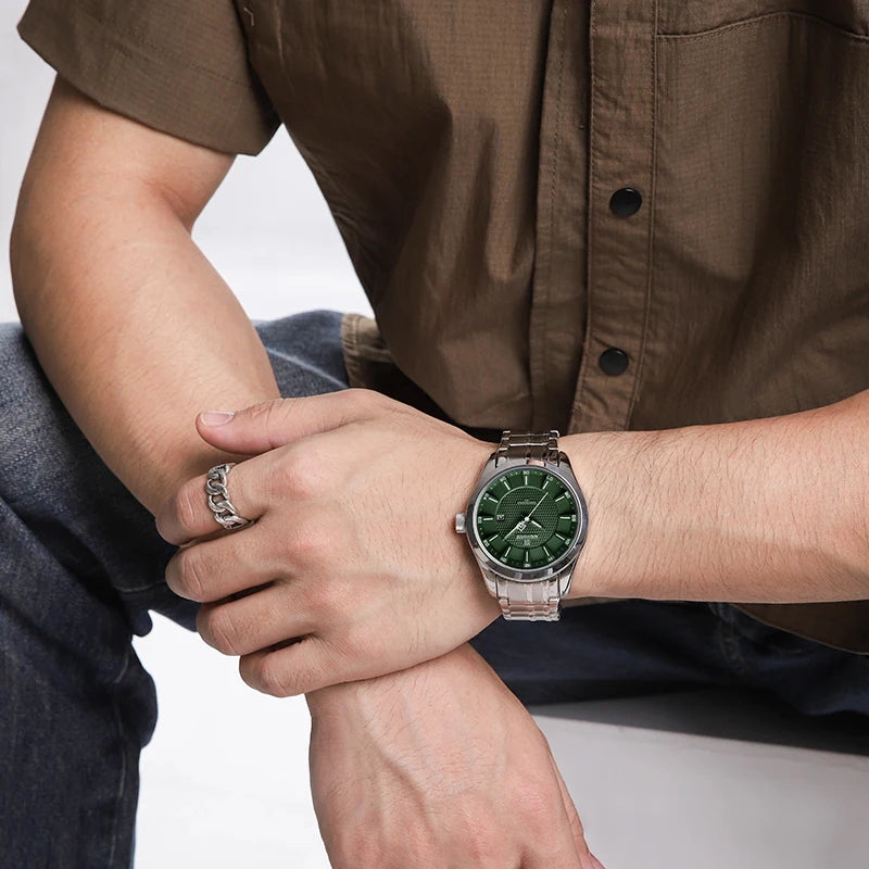 NAVIFORCE NF8032 Men Quartz Date Display Wristwatch Waterproof