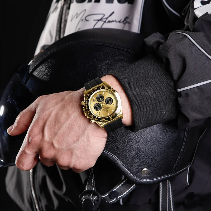 NAVIFORCE NF8054 New Luxury Fashion Men‘s Business Casual Wrist Watch
