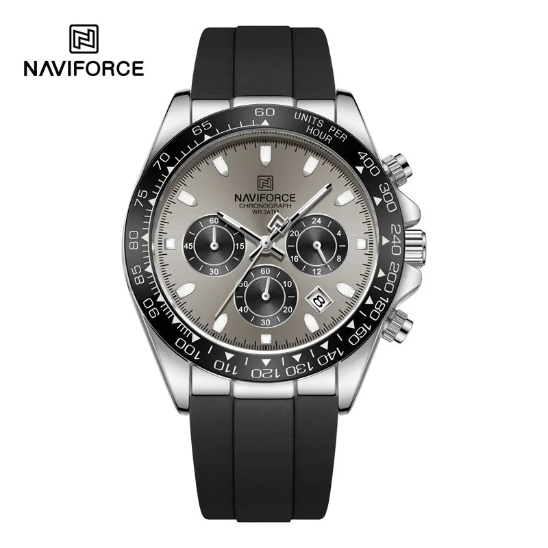 NAVIFORCE NF8054 New Luxury Fashion Men‘s Business Casual Wrist Watch - SGYB