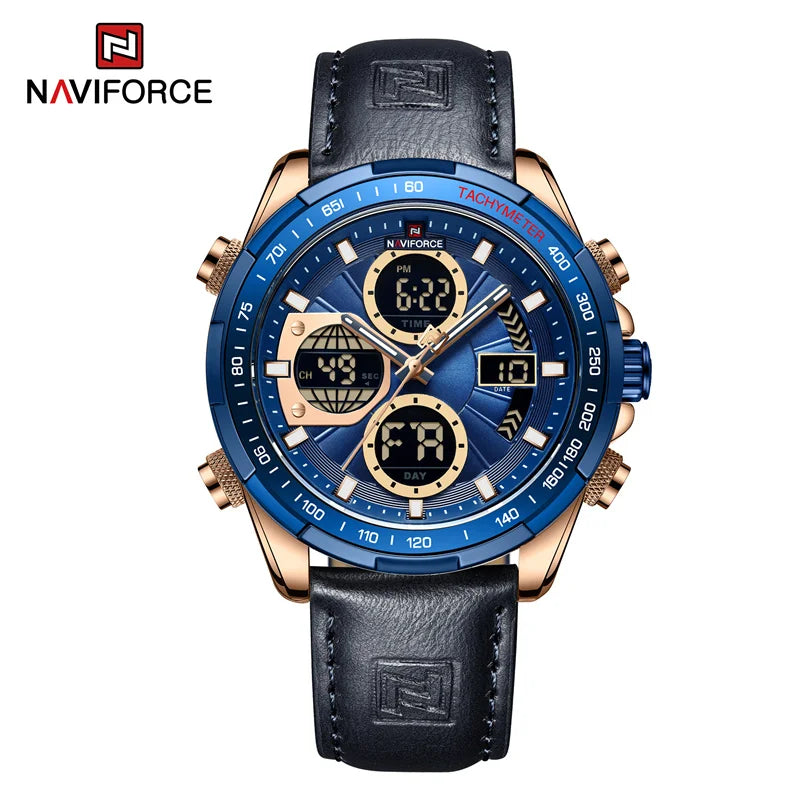 NAVIFORCE NF9197L Men’s Sport Watch 3Bar Waterproof Quartz - RGBEBE