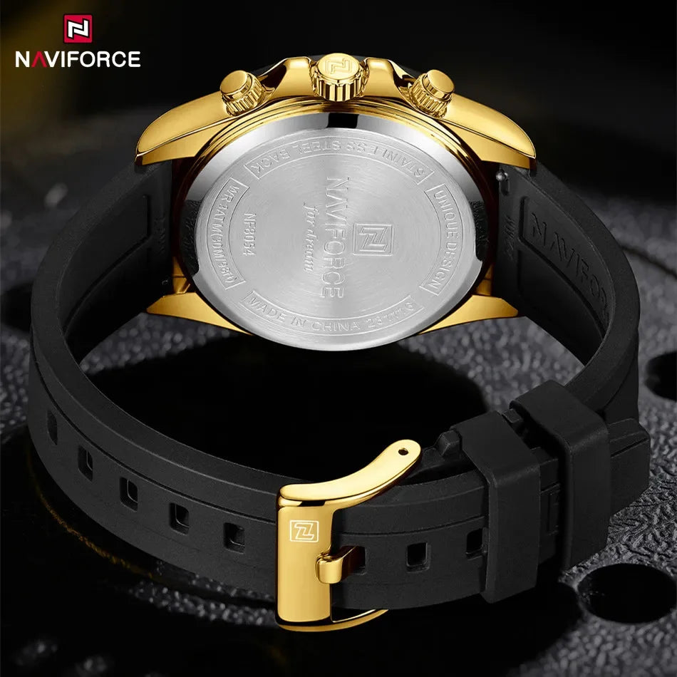 NAVIFORCE NF8054 New Luxury Fashion Men‘s Business Casual Wrist Watch