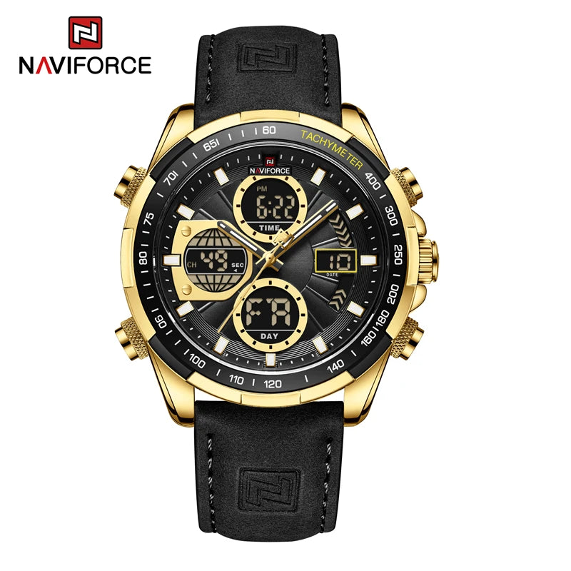 NAVIFORCE NF9197L Men’s Sport Watch 3Bar Waterproof Quartz - GBB
