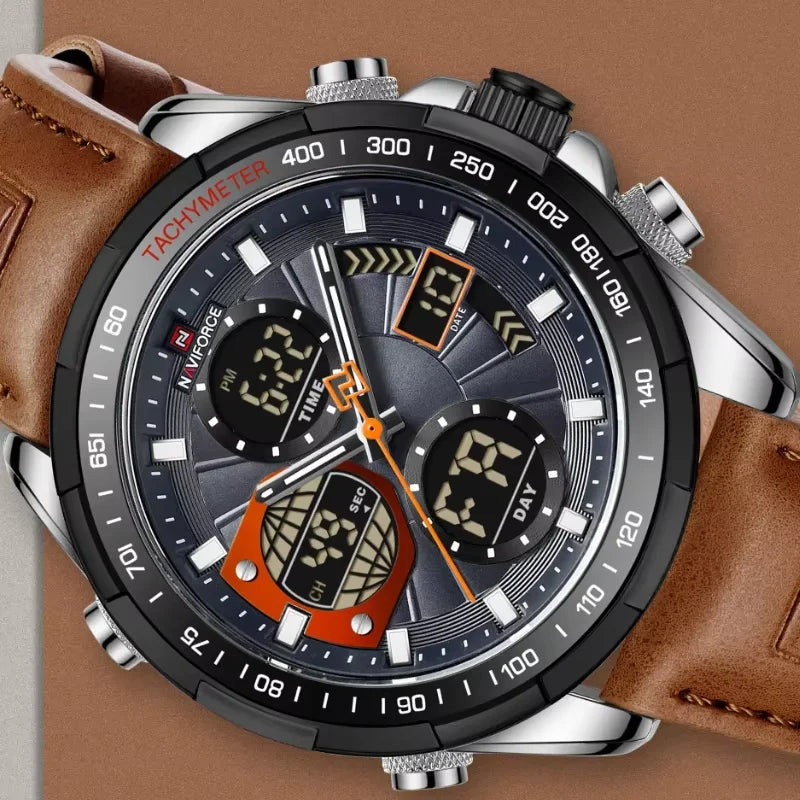 NAVIFORCE NF9197L Men’s Sport Watch 3Bar Waterproof Quartz