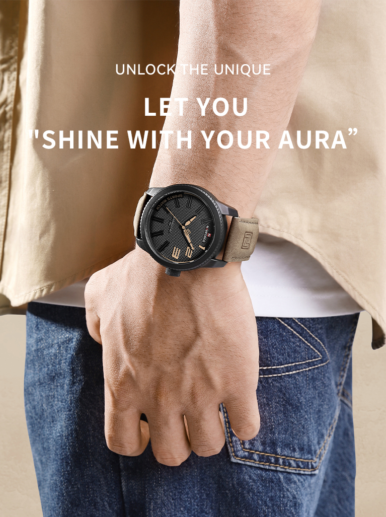 NAVIFORCE Luxus Business Armbanduhren Minimalistische Auto Tag Datum  Kalender Display Edelstahl Wasserdicht Uhr für Männer Japan Bewegung,  A-Golden+Schwarz, Quarz-Uhrwerk : : Fashion
